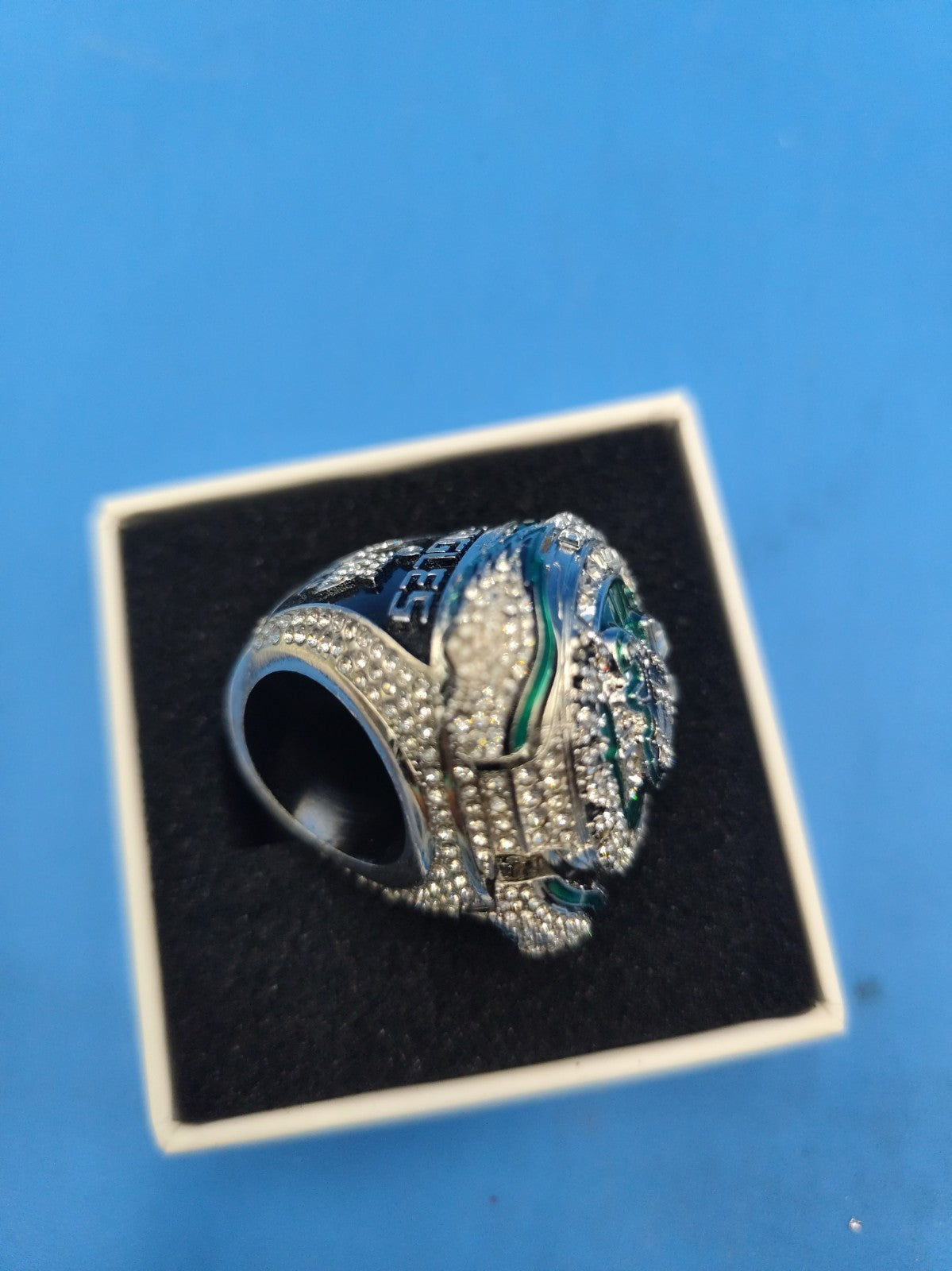 Hurts Eagles Fan Collectors Ring Superbowl Champions