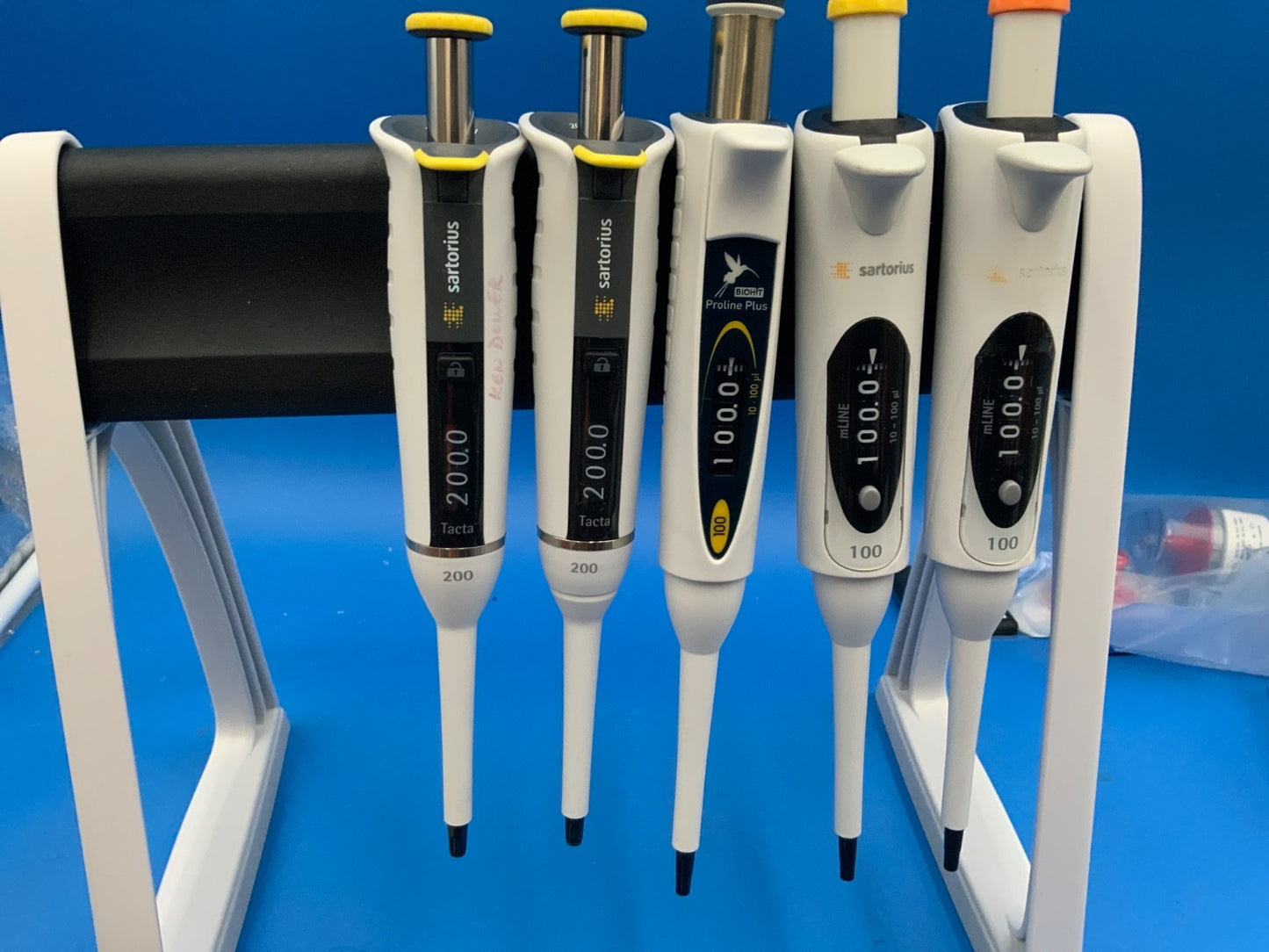 Sartorius Biohit Single Multi Channel Adjustable Pipette TESTED working Stand