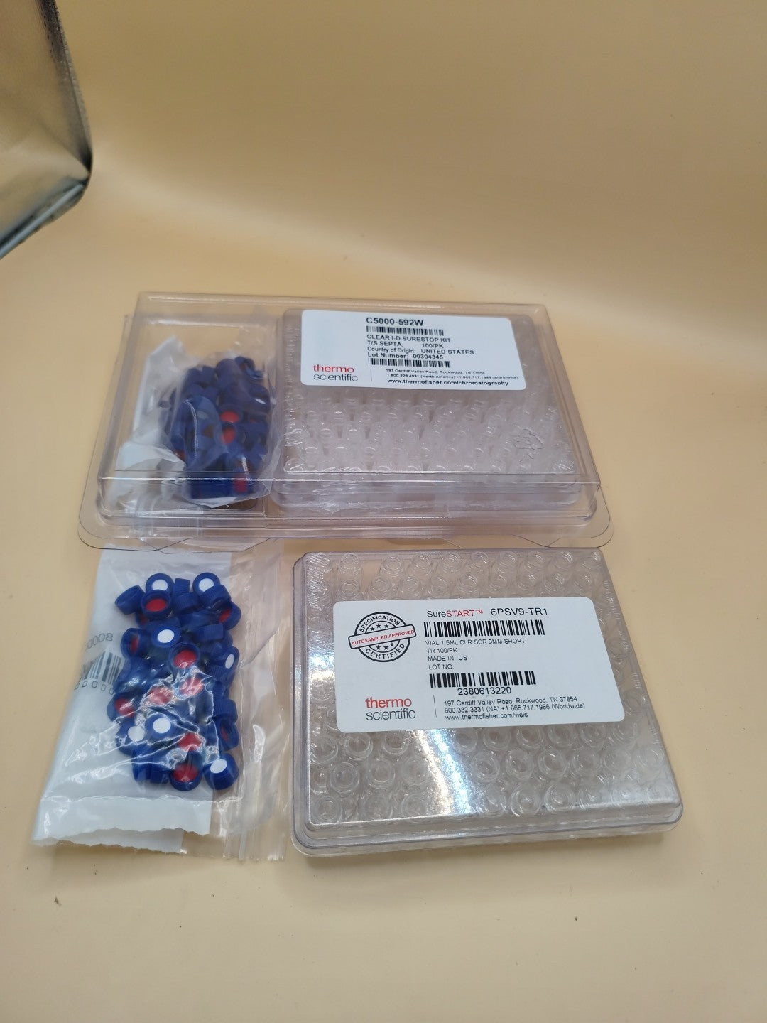 Thermo Surestart And Clear I-D Vials 1.5ml And 2ml