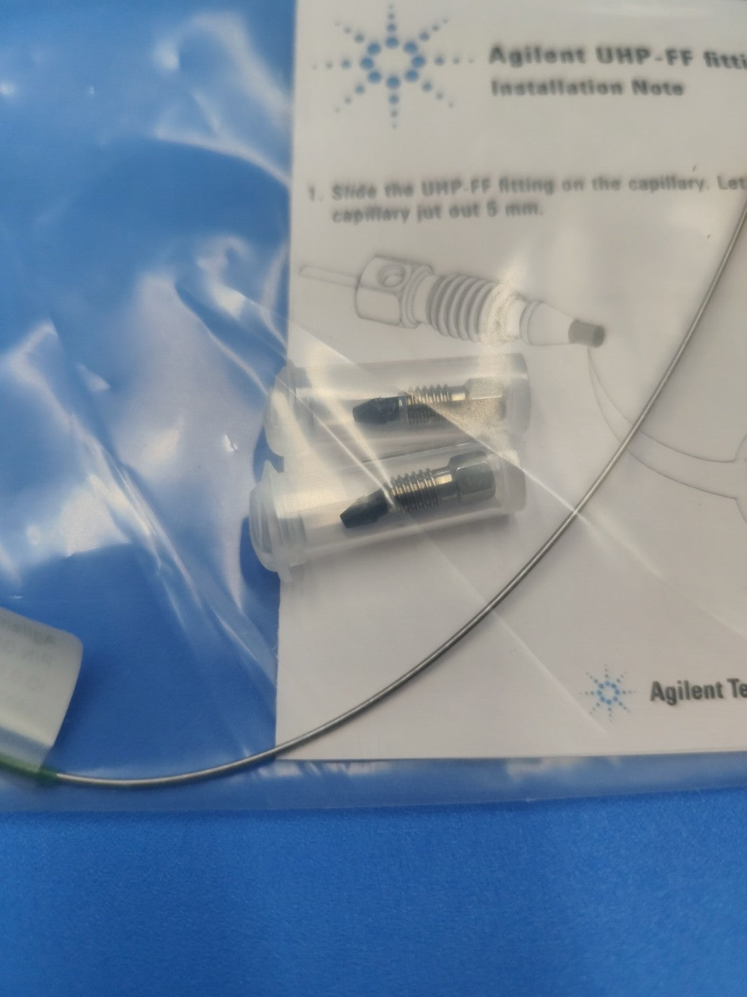 G5667-81003 Capillary PEEK/ST 0.17 x 300 mm RLO/RLO Stainless steel 0.17 mm id