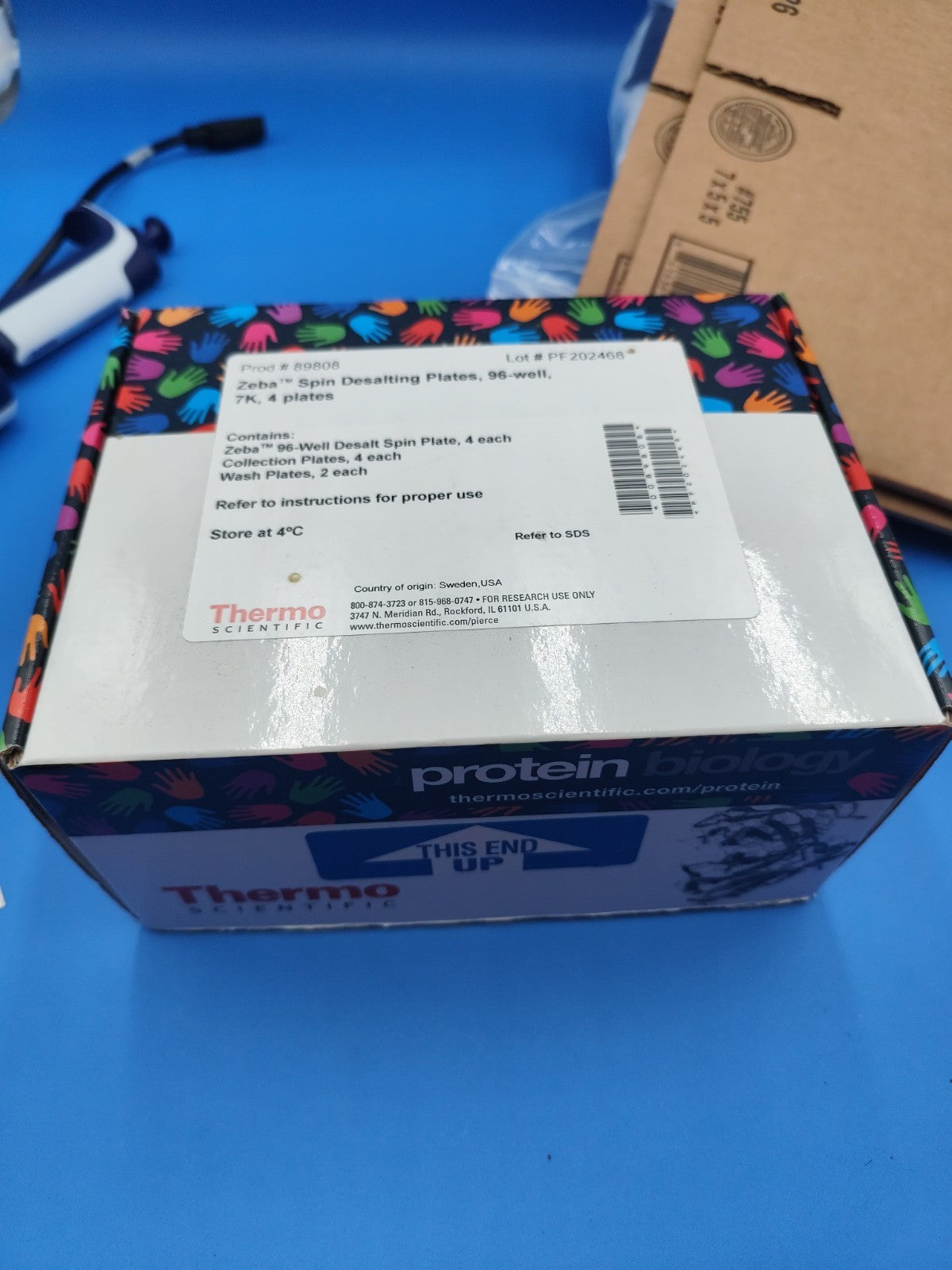 Thermo Scientific PN 89808 Zeba Spin Desalting 96-Well, 7K 4 plates