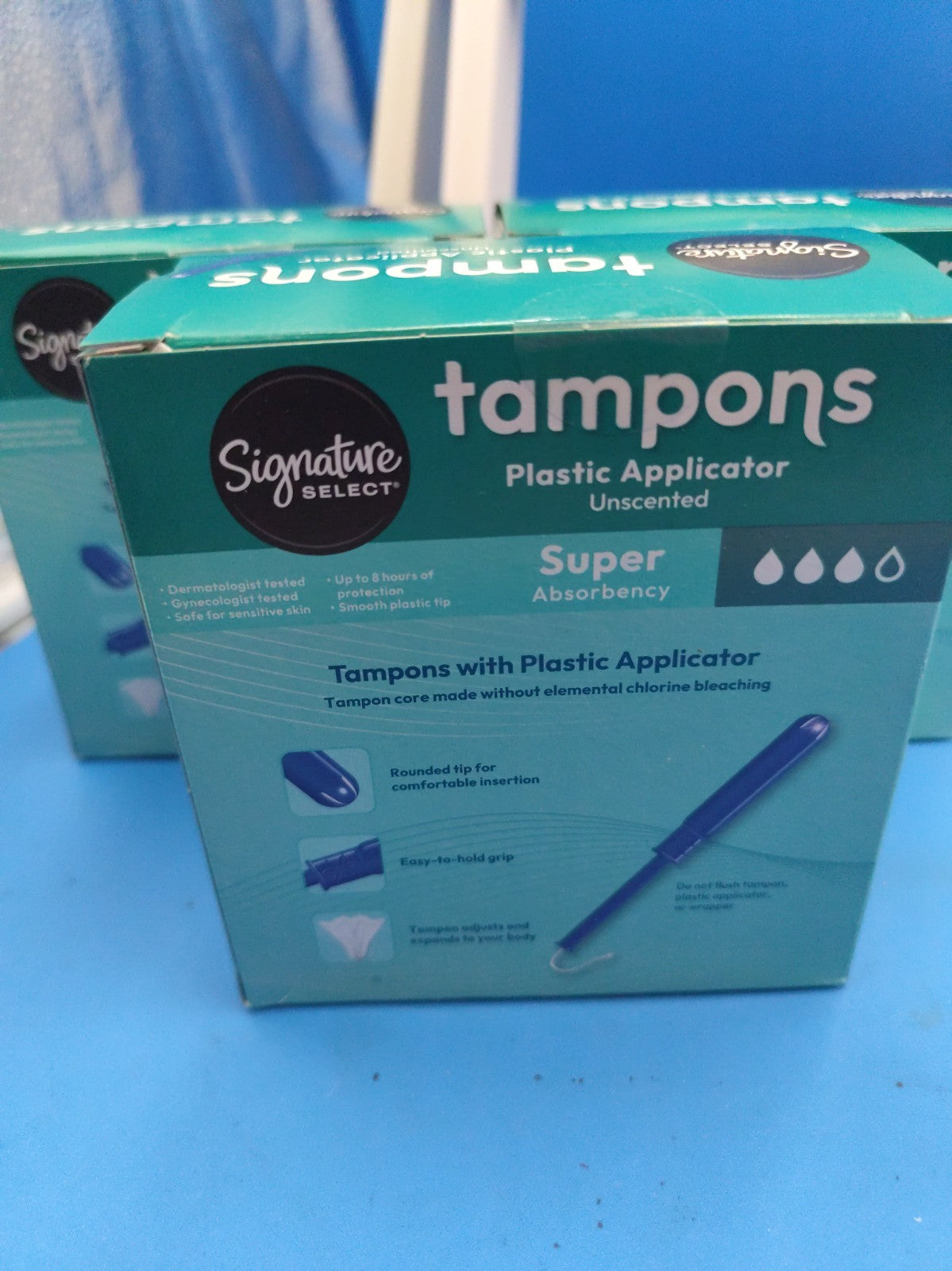 Signature Select Compact Super Absorbency Unscented Tampons 36 X 3