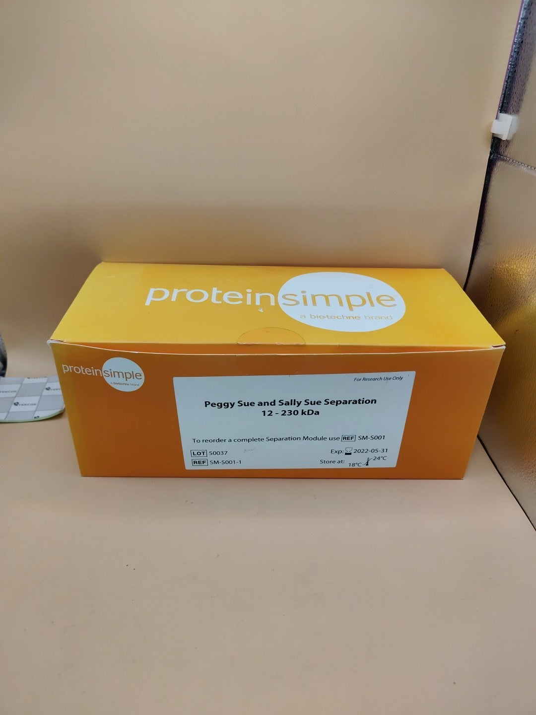 ProteinSimple 12-230 kDa Separation Module for Peggy Sue or Sally Sue 480 Capill