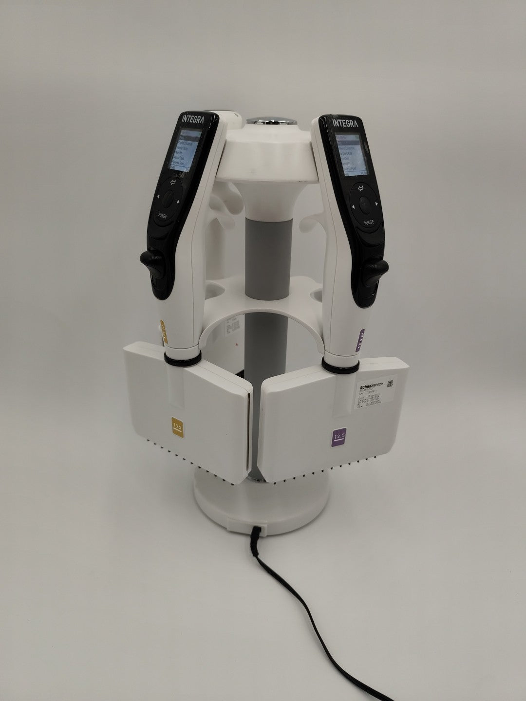Set Of 3 Integra Viaflo  Pipette 12 Channel 12.5 125 1250 ul Charging Stand