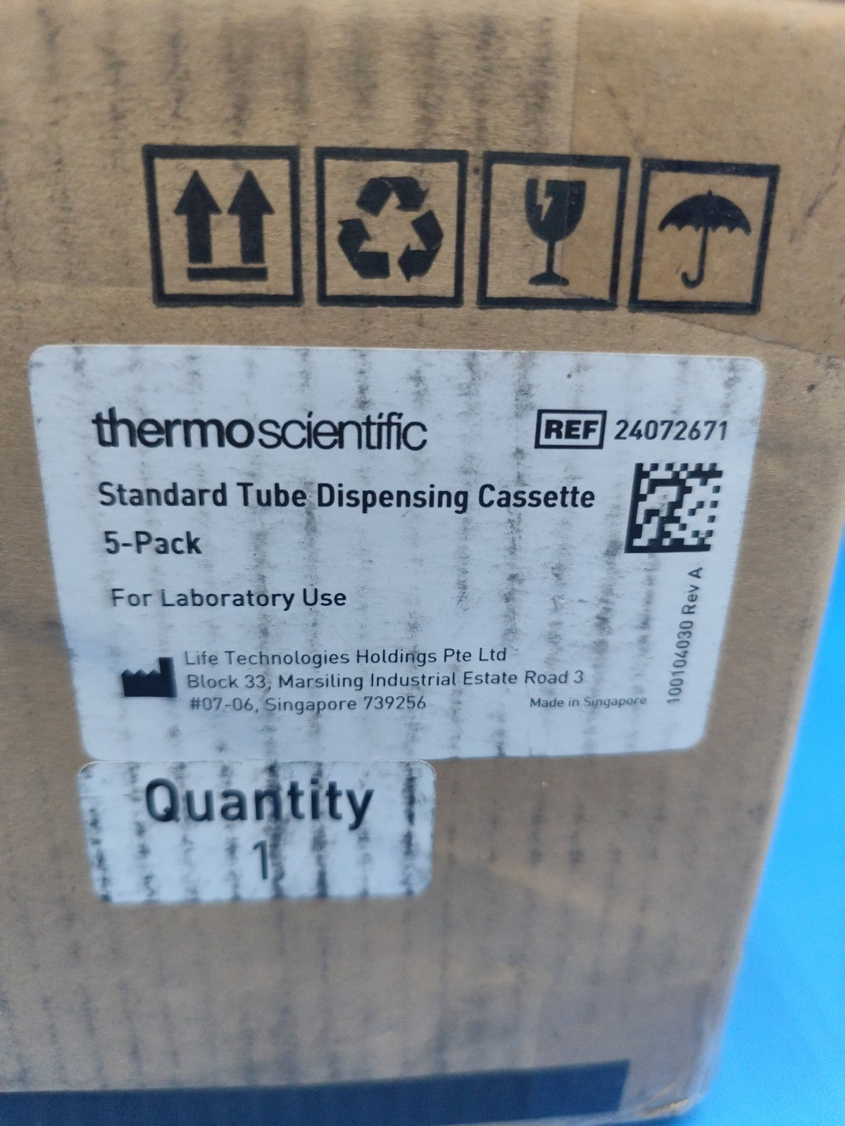 thermo standard tube dispensing cassette 24072671 For Multidrop Combi 384 DW