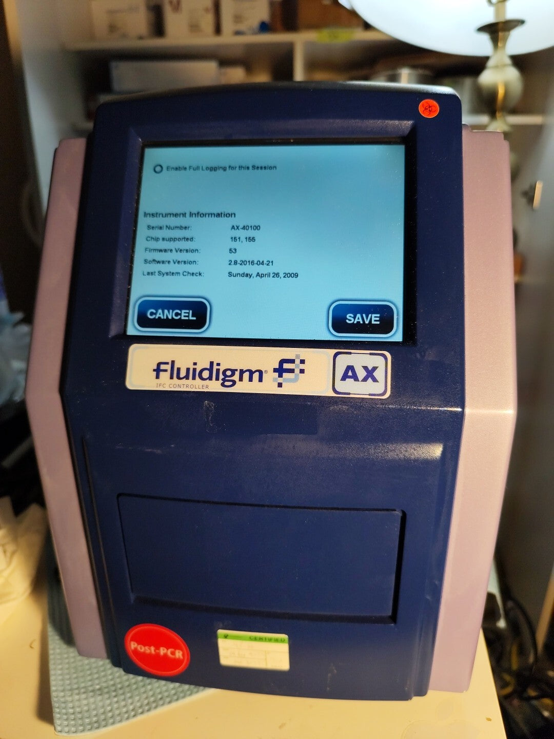 Fluidigm BioMark IFC AX Controller AX 
