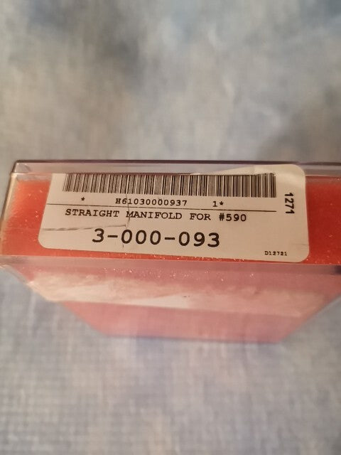 STRAIGHT MANIFOLD FOR 590 3000093