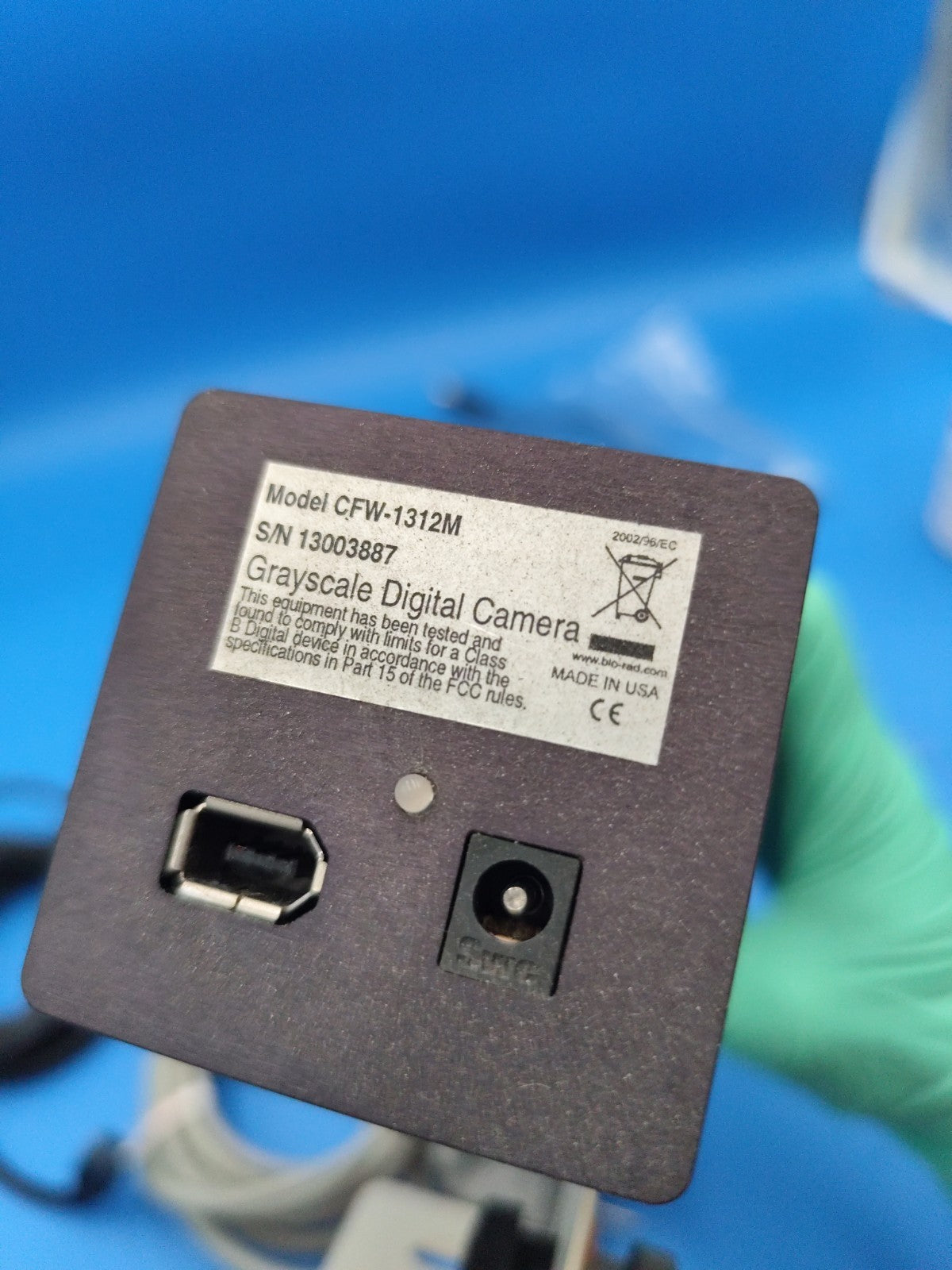 Camera And Cable From Biorad Geldoc ChemDoc Imager CFW-1312M