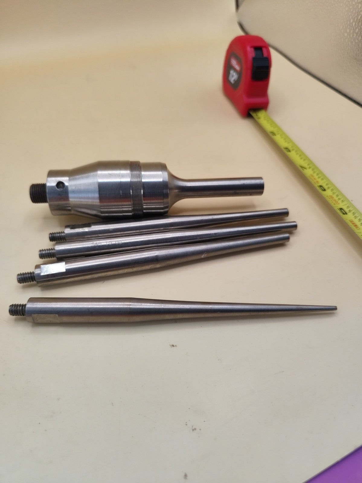1/2" (13mm) Tapered Sonicator Horn/Probe Plus 4 Tapered Rods