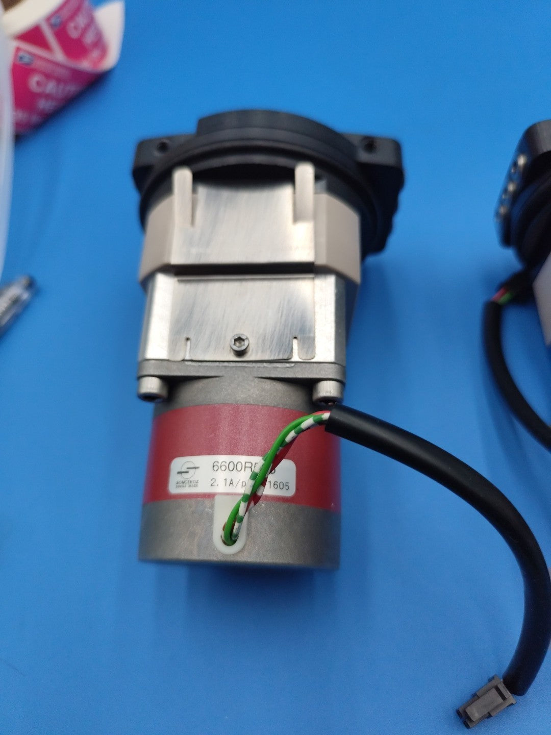 Used GE Motor Pump Assembly 2.1A 1605 6600R505 Swiss Made 