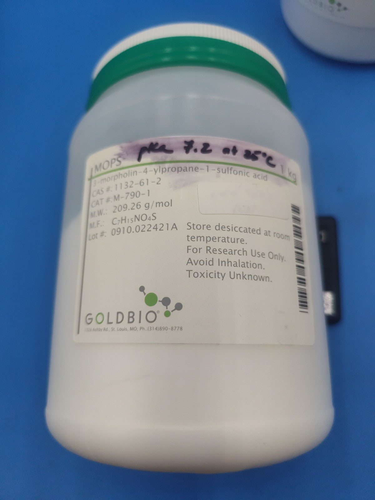 MOPS Free Acid Ultra Pure 1kg Goldbio