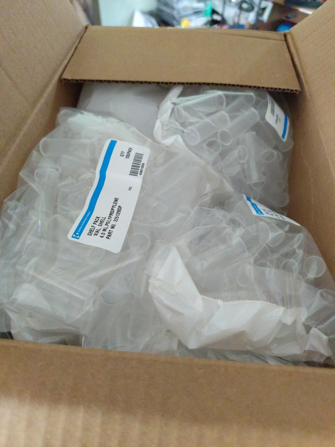 4ml pp shell vial Case Of 1000 4100P-1545