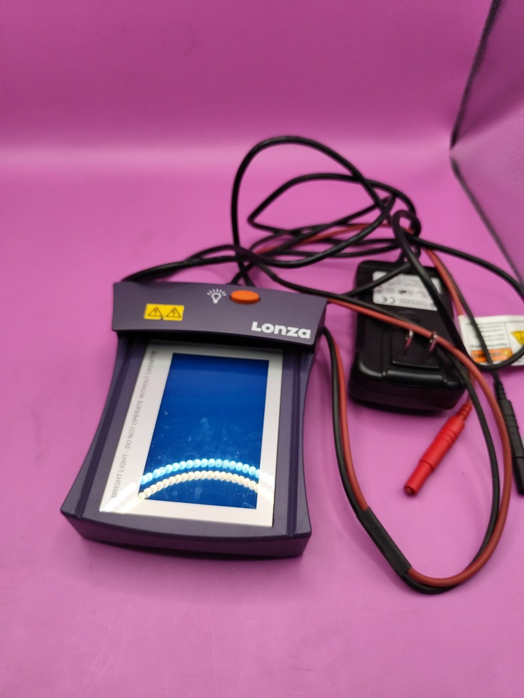 Lonza Flasks Gel Dock Working