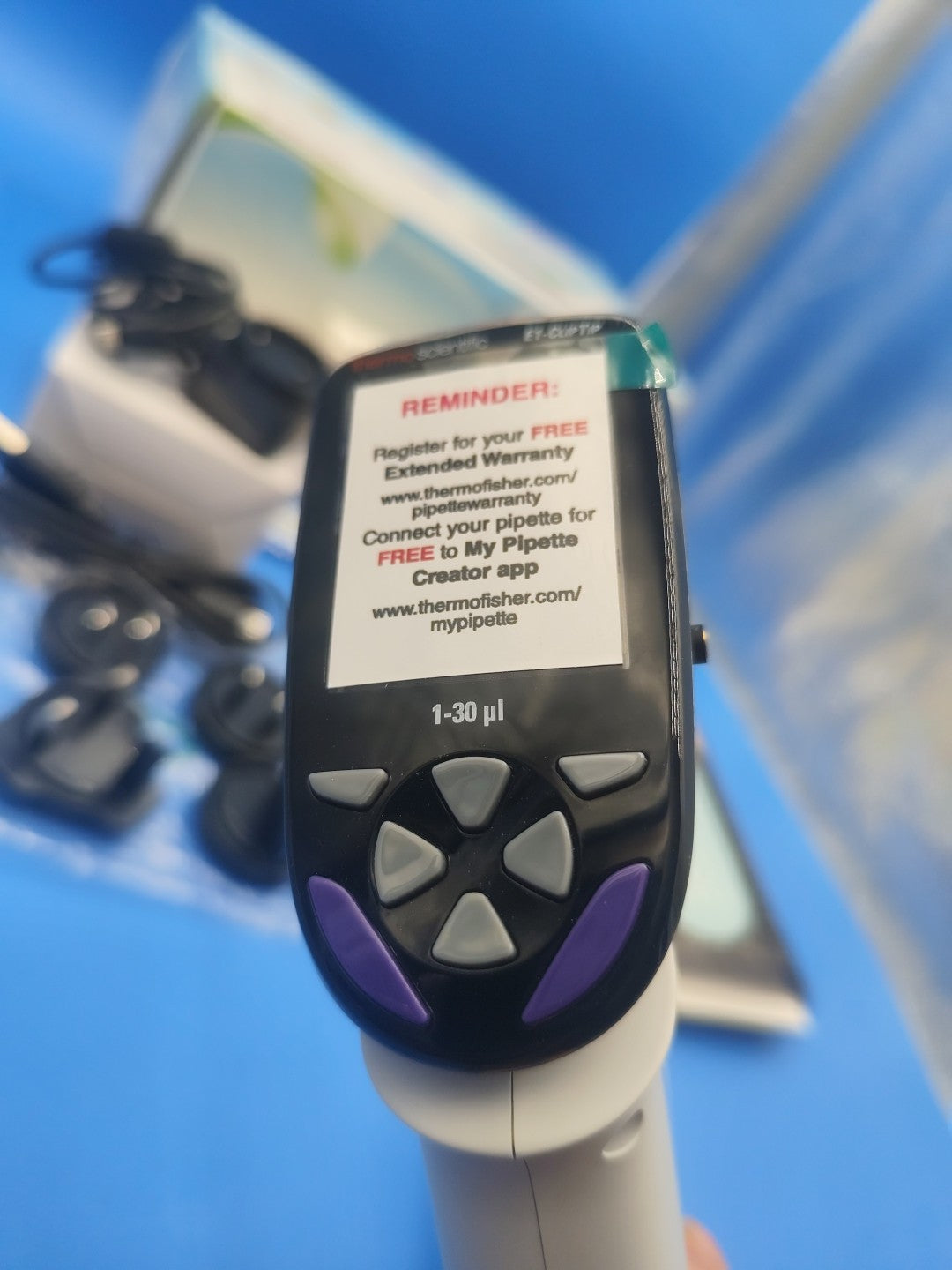 4671030BT E1 Cliptip 16 Ch 1-30 ul Pipette New Open Box