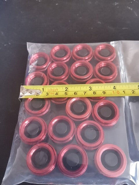 6 Used Cap Assemblies For Ultra Speed Centrifugation Beckman