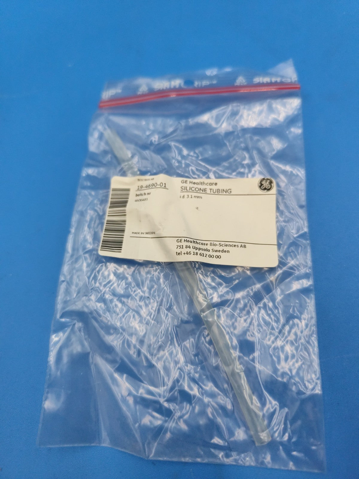 19469001 Tubing for Peristaltic Pump P-1 140 mm i.d. 3.1 mm silicone