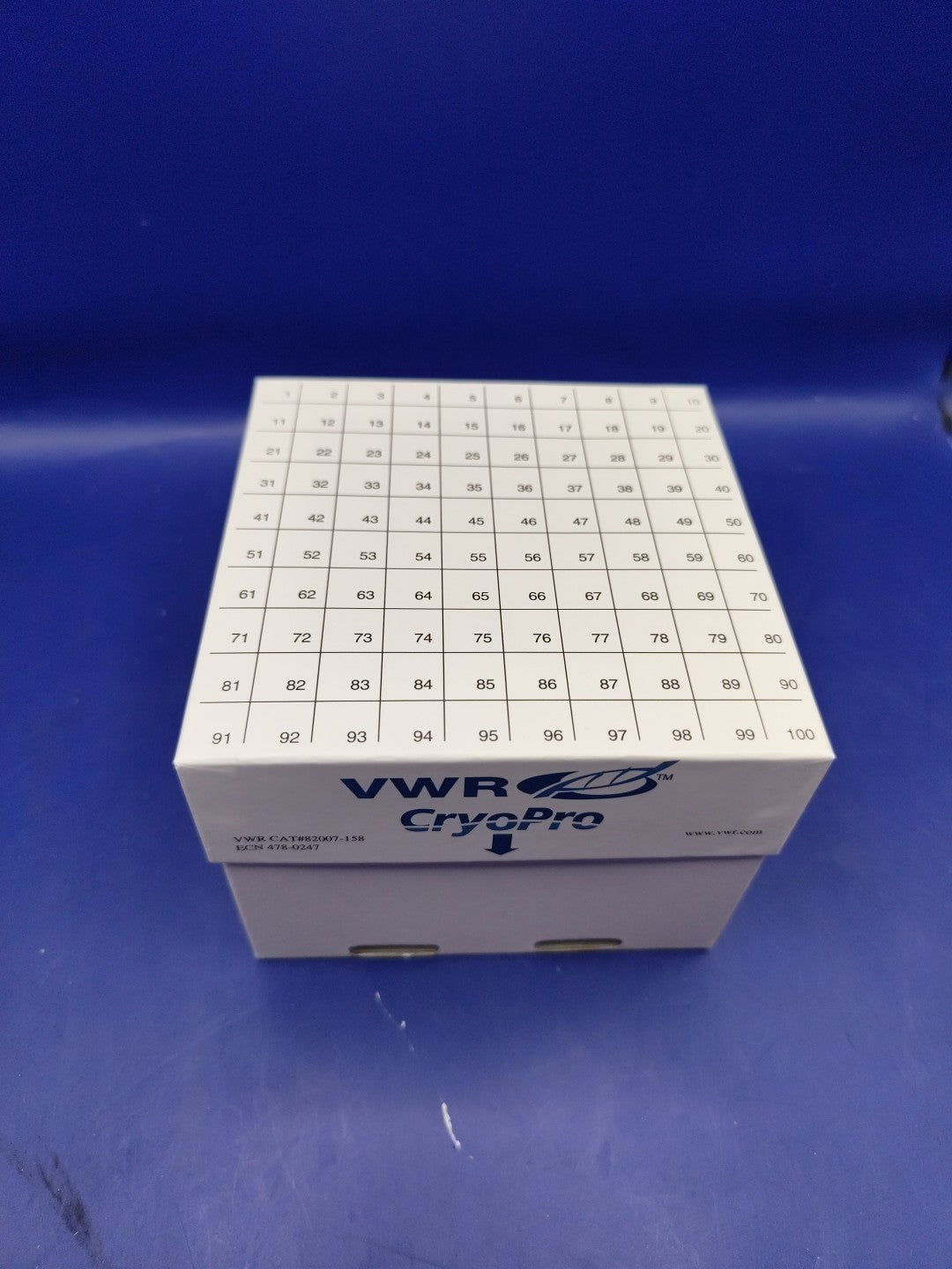 vwr cryopro 82007-158 Storage Box No insert