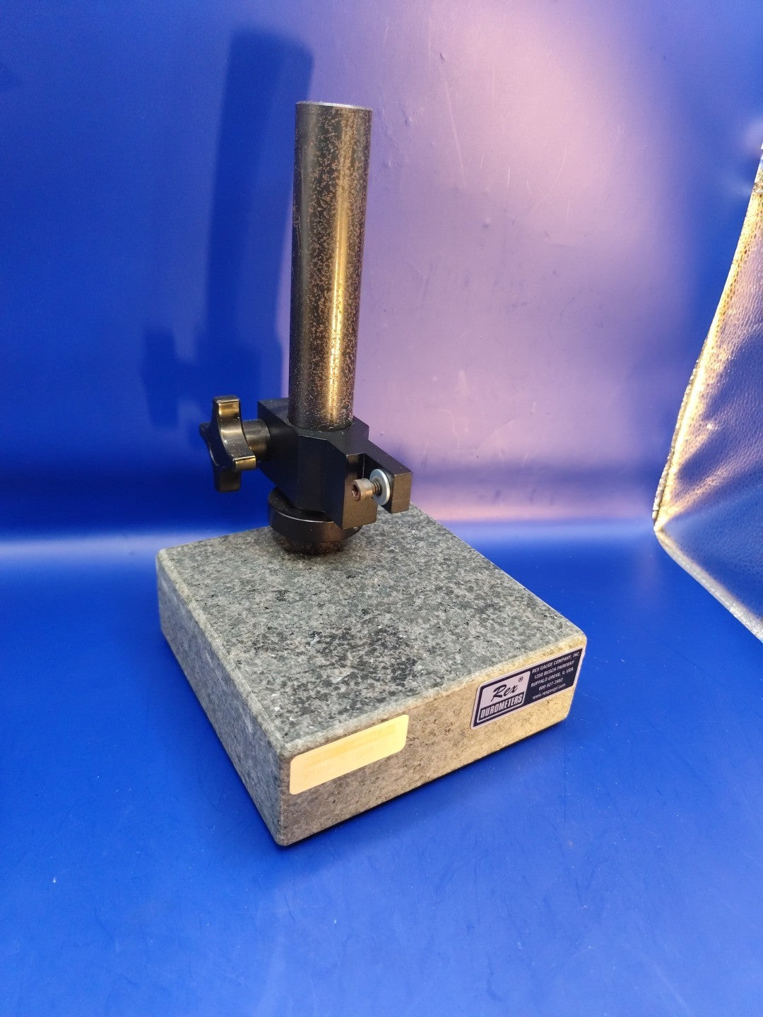 6x6x2 Grinite Base For Model MTG-DX2- Material Thickness Gauge