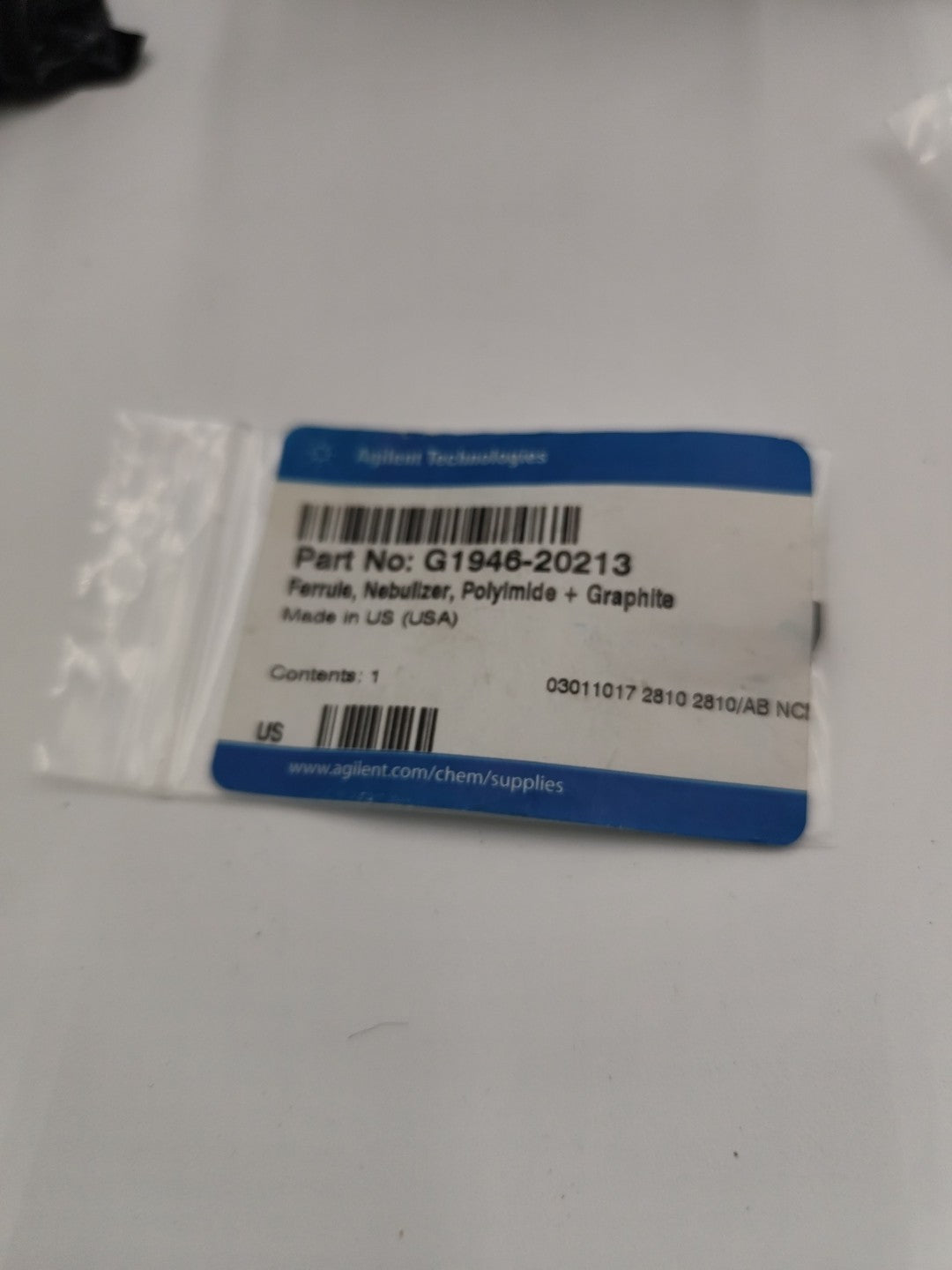 AGILENT TECHNOLOGIES G1946-20213 FERRULE  POLYIMIDE + GRAPHITE