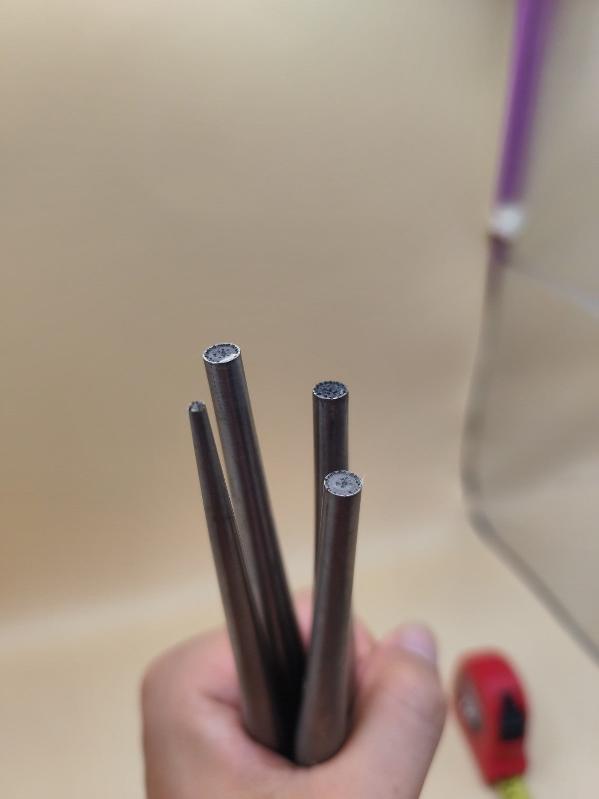 1/2" (13mm) Tapered Sonicator Horn/Probe Plus 4 Tapered Rods