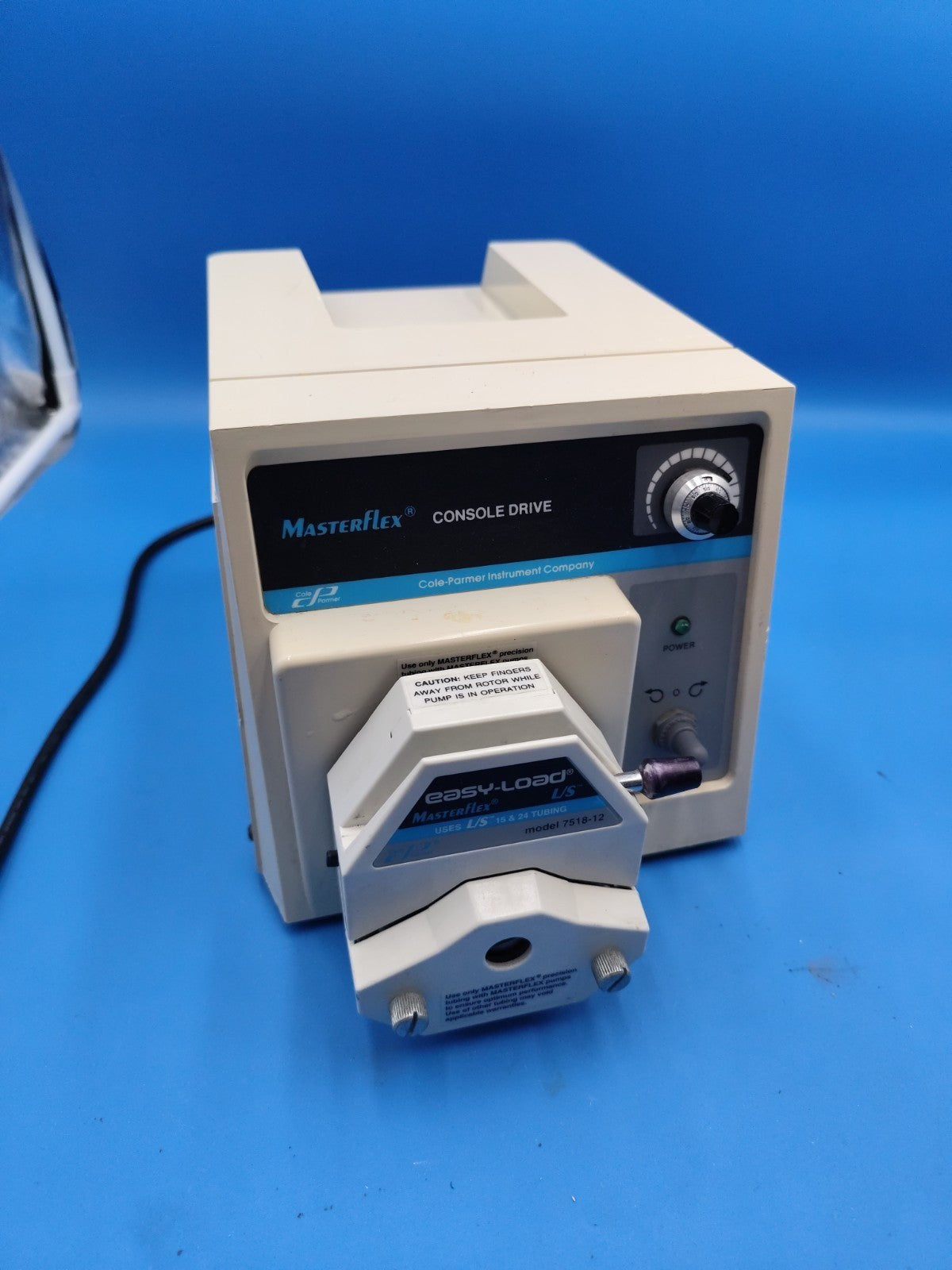 Masterflex Console Drive with EasyLoad L/S head 7521-40 Adjustable Speed 6-600 