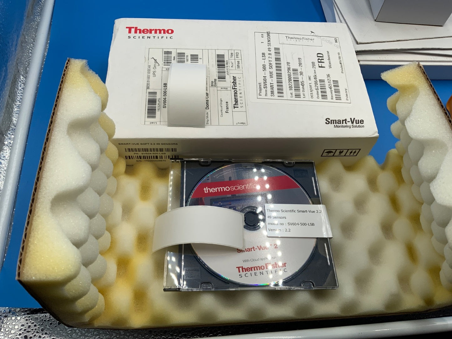 Thermo Scientific Smart-Vue 2.2 SV604-500-LSB 49 sensors CD