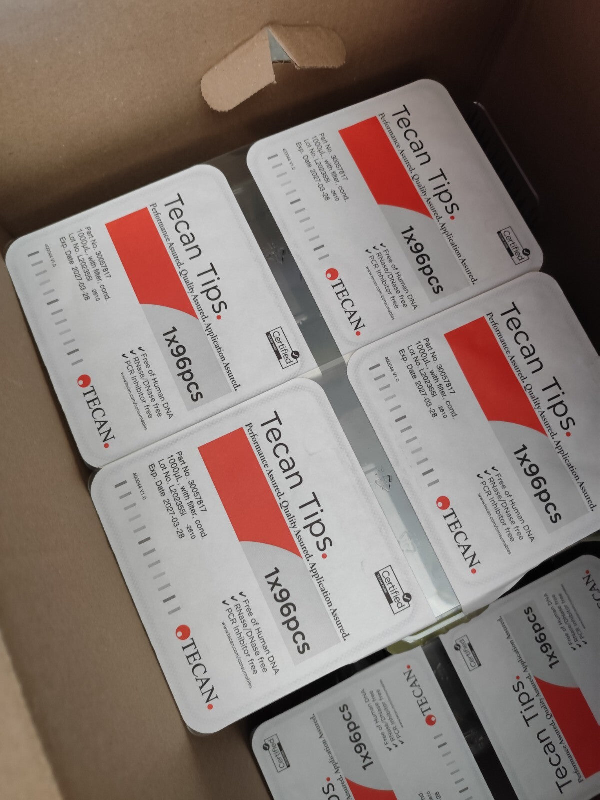 TECAN Tips Filtered Unfiltered Conductive LiHa Disposible 10 50 200 1000 ul
