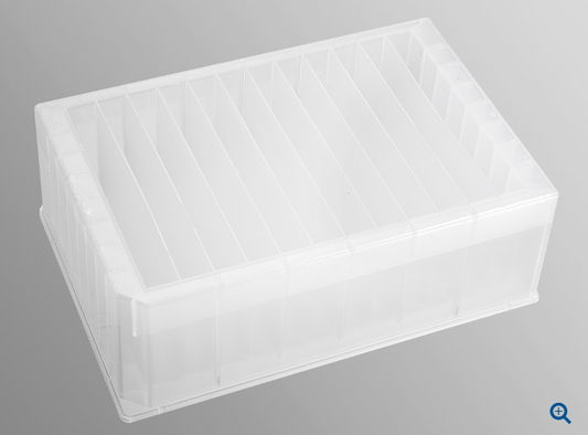  RES-MW12-HP-SI Axygen Multiple Well Reagent Reservoir with 12-Channel Trough 