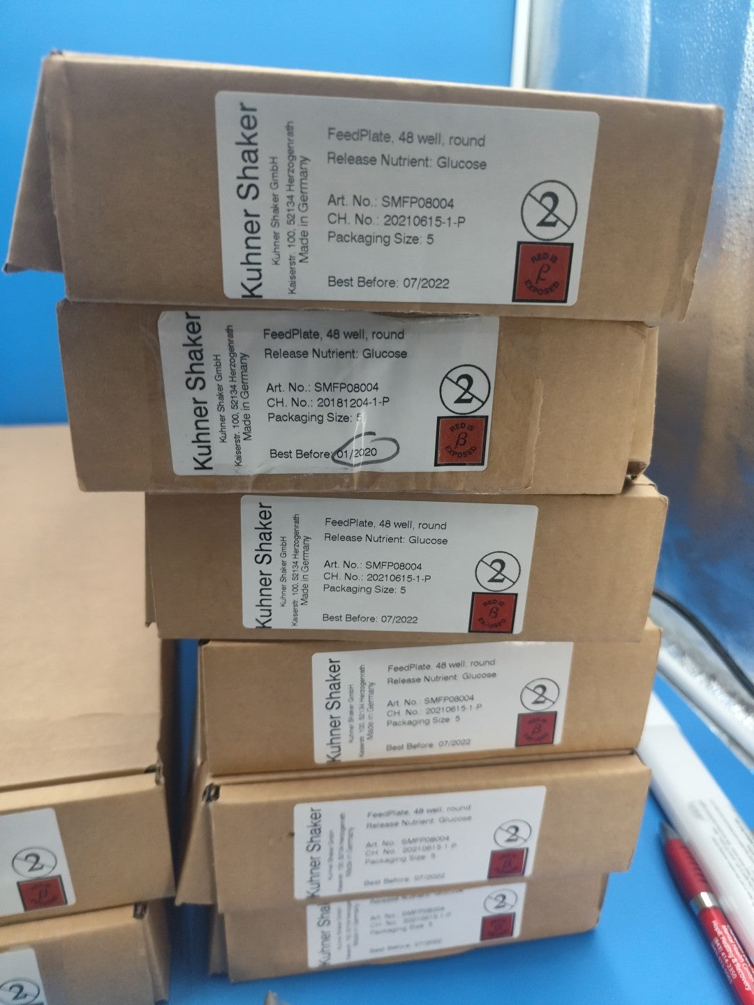 kuhner shaker GmbH feedplate 48 well plate round release nutrient glucose 1 pcs