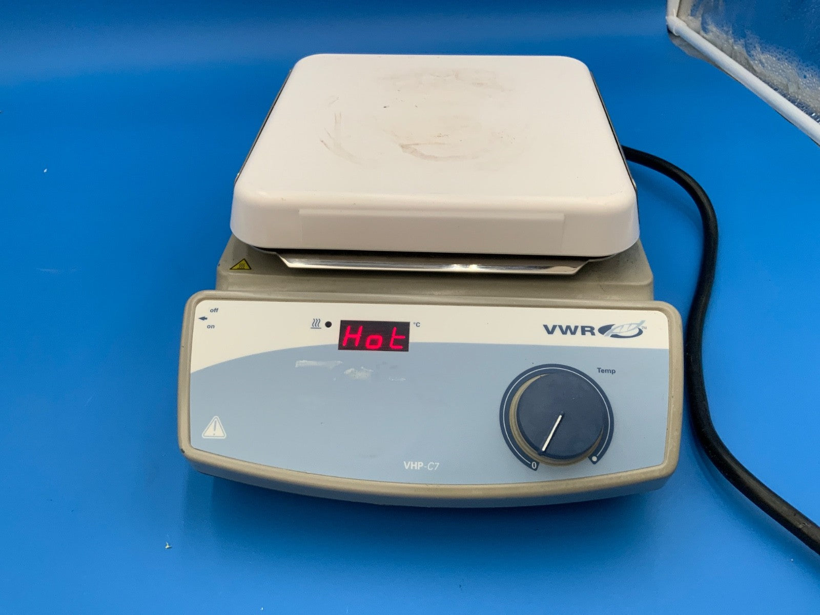 VWR hotplate VHP-C7 S1 Max 500 degrees c Warranty
