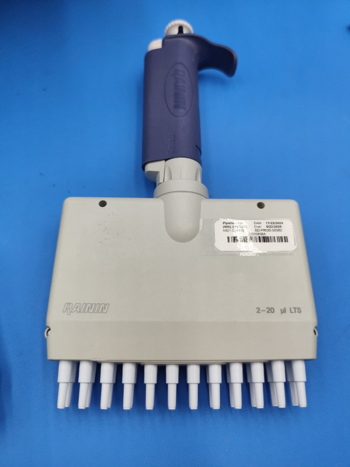 Rainin 2-20ul LTS 24 Channel Calibrated 2024