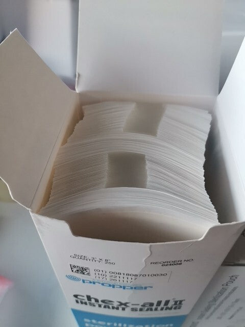Lot Of Two Open Boxes Of Sterilization Pouches Instant Sealing Pouch 