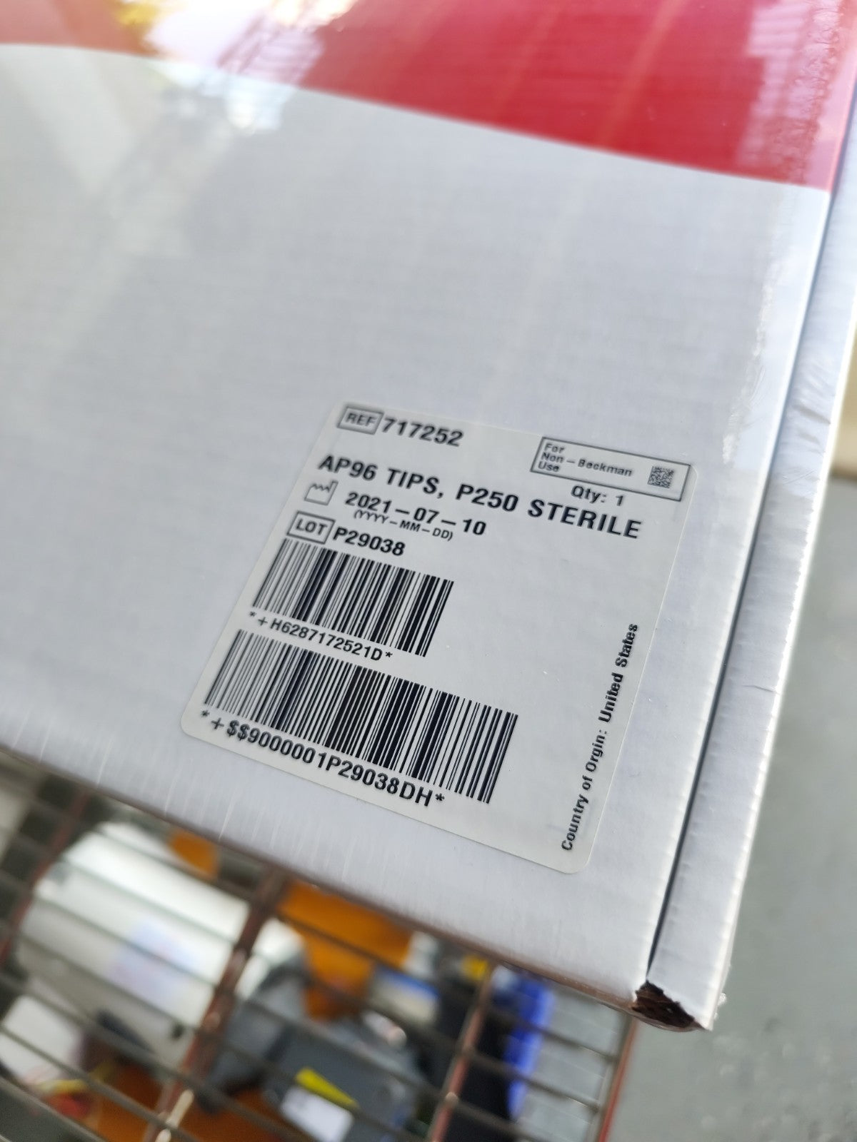 Beckman 717252 Biomek AP96 P250 Pipette Tips 960 Tips