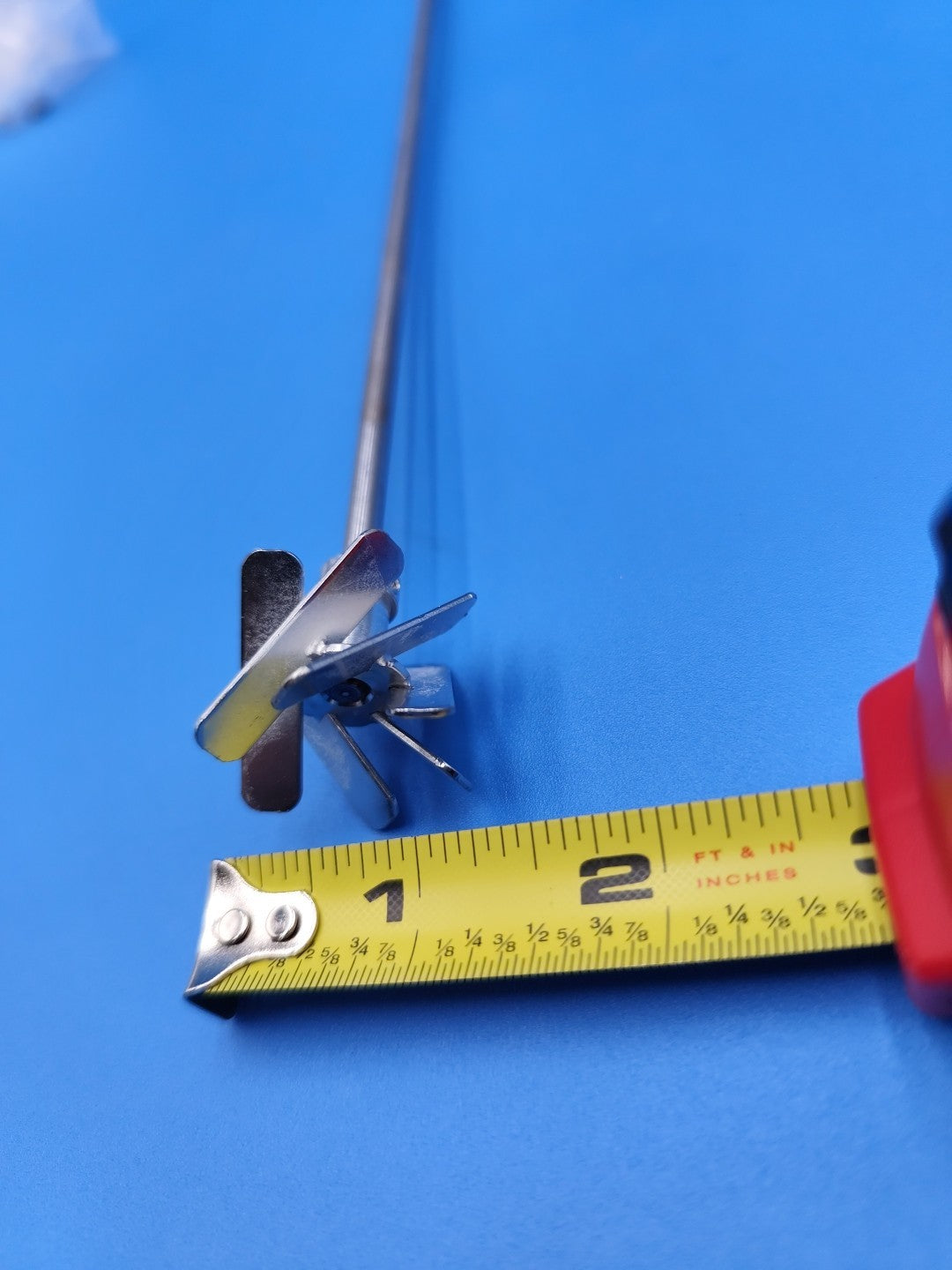 stainless steel propeller with shaft 18" long 3/16" Shaft 1.5" Diameter Propelle