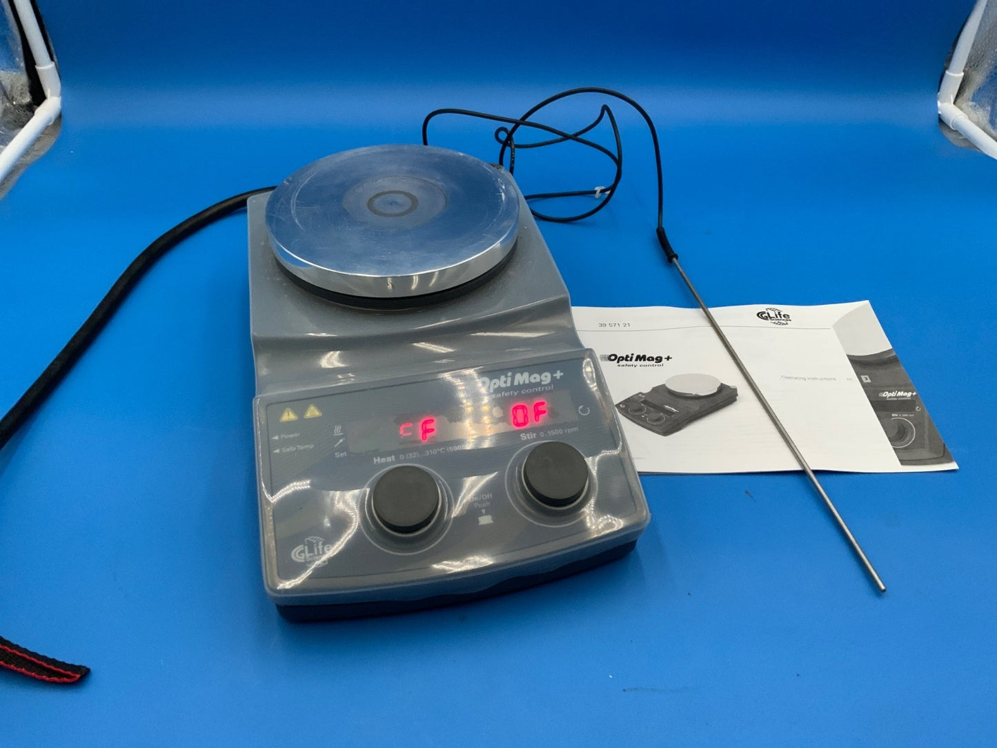 Magnetic stirrer hotplate hot plate IKA Fisher Chemglass Corning optional Probe
