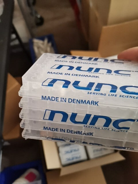 Lot Of 5x10 Nunc 96 Well Plates 300ul V Shape
