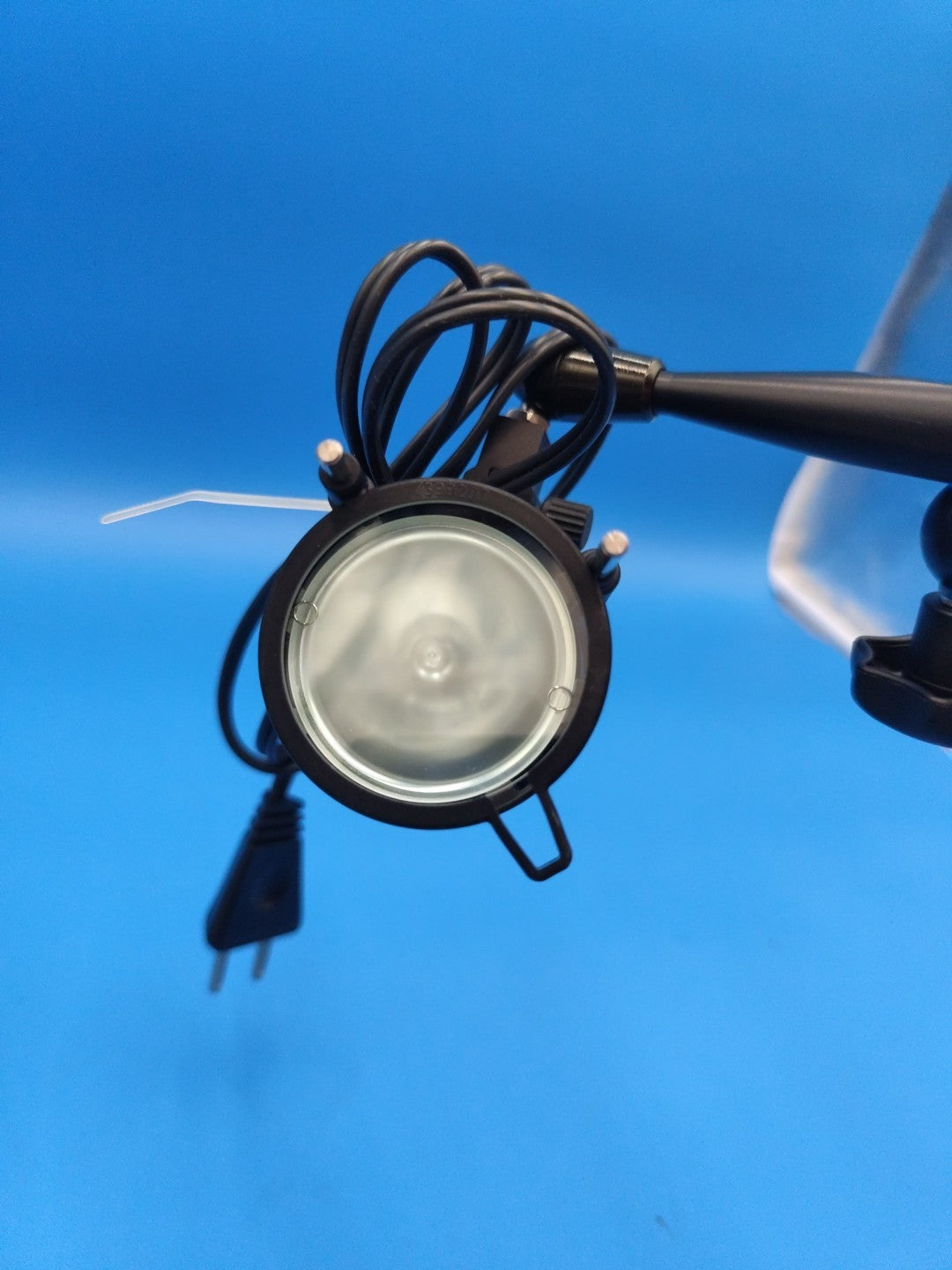 Leica Stereo Microscope Clamp 10445654 With Arm And  Optic Light