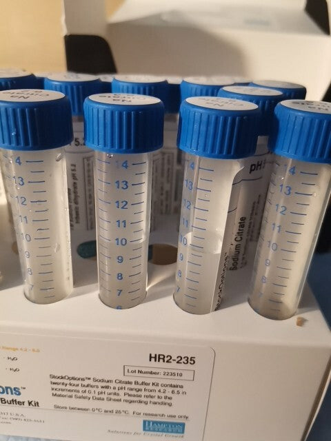 HR2-235 StockOptions Sodium Citrate Kit 10 ml tube format...