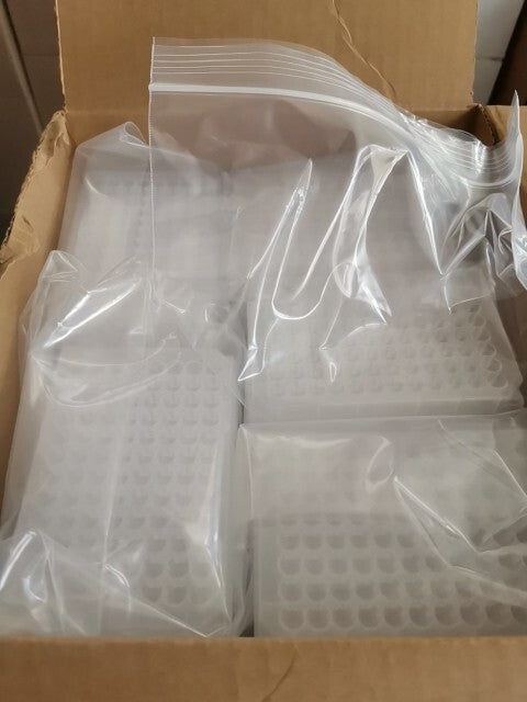 Thomson Instrument Company 96-Well Plate, 500uL, Round Well, V-Bottom Case Of 50