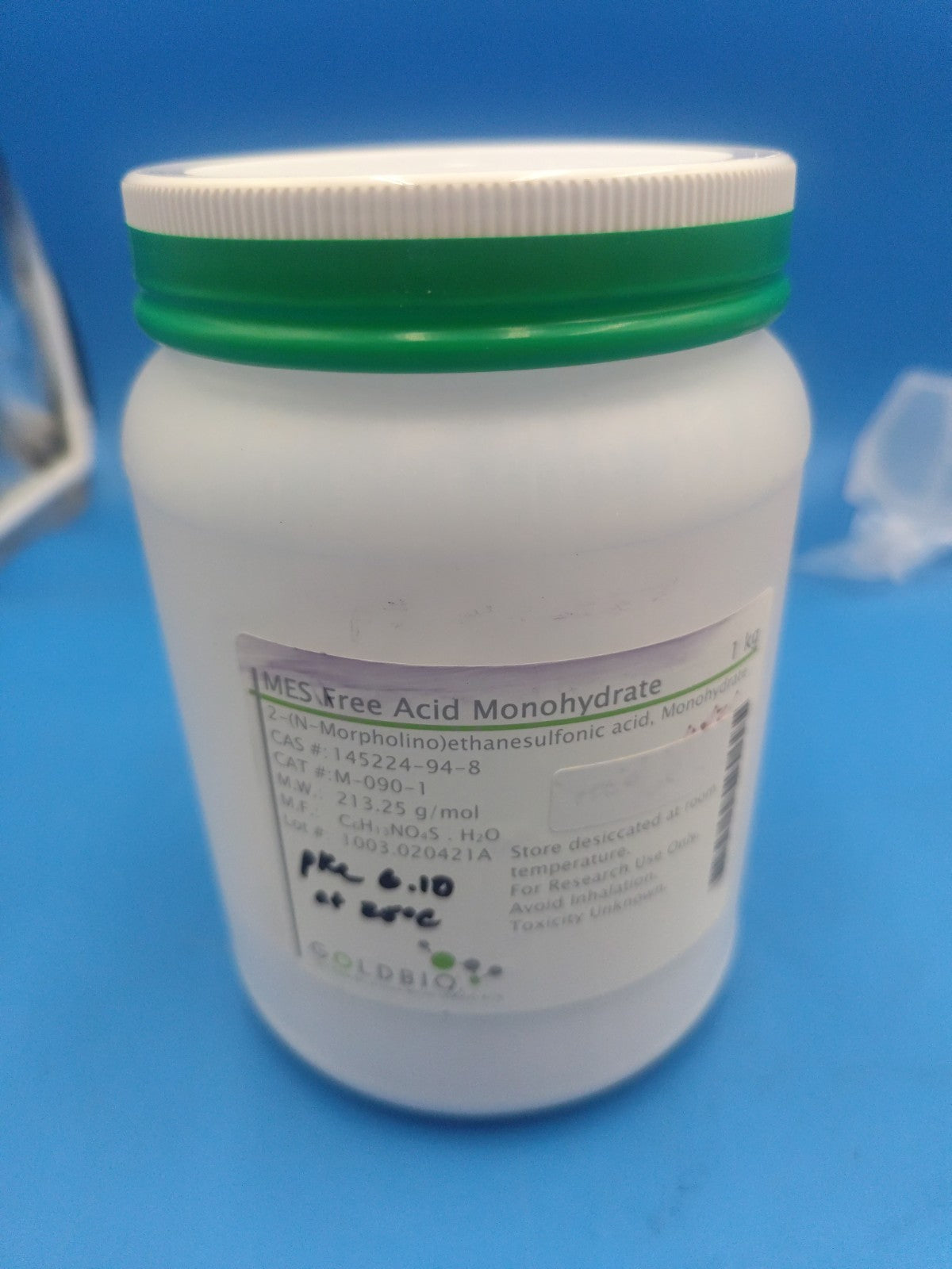 MES Free Acid 1kg Goldbio New Seal