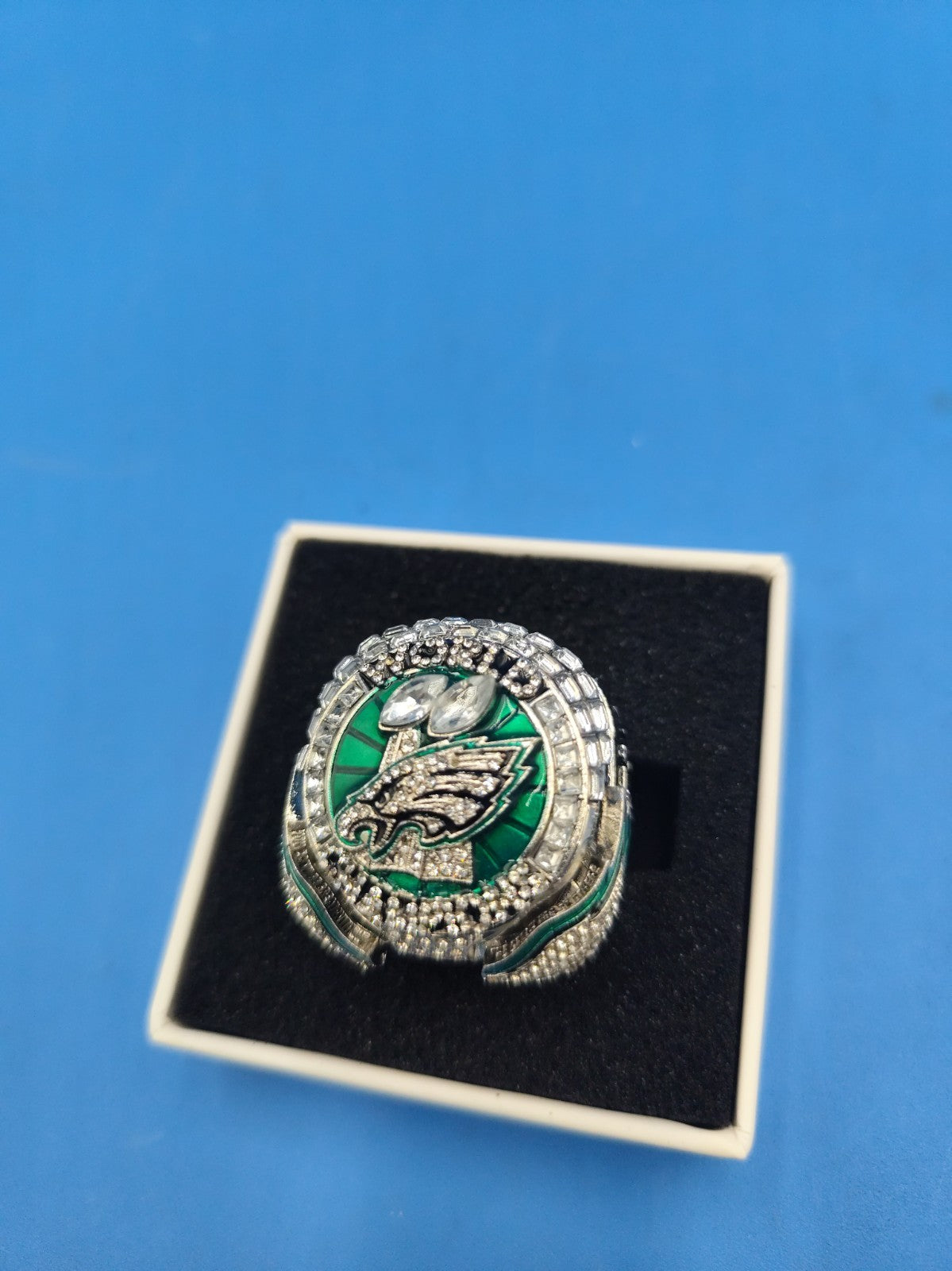 Hurts Eagles Fan Collectors Ring Superbowl Champions