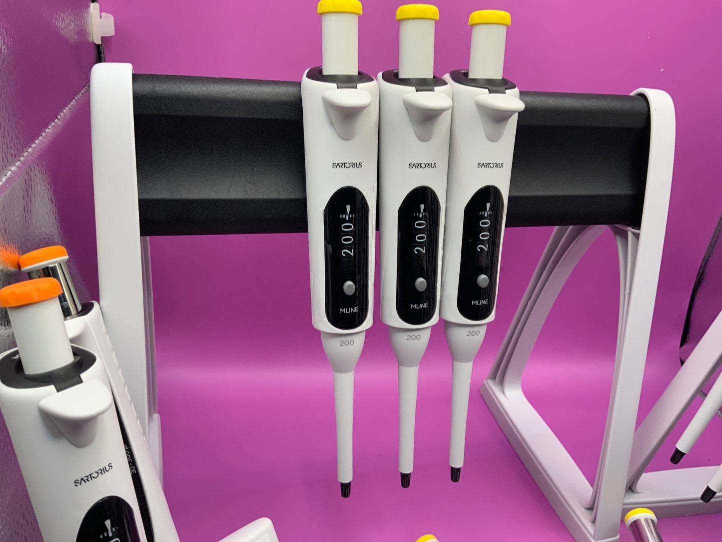 Sartorius Biohit Single Multi Channel Adjustable Pipette TESTED working Stand