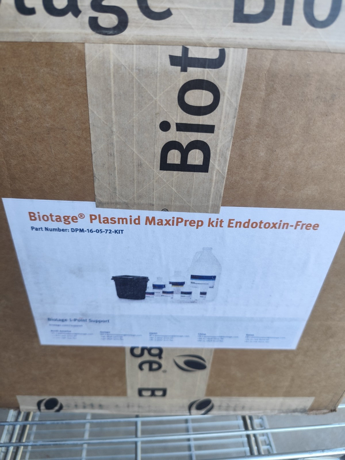 Biotage Plasmid MaxiPrep Extraction Kit 16 Samples For Super Coiled DNA 
