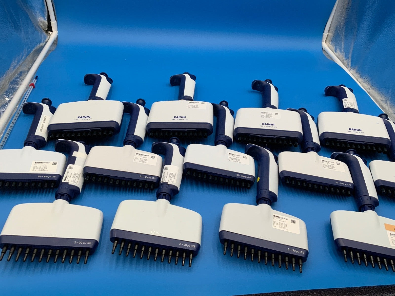 Rainin XLS LTS multichannel pipette 8 12 20 50 200 300 1200ul Multi Channel
