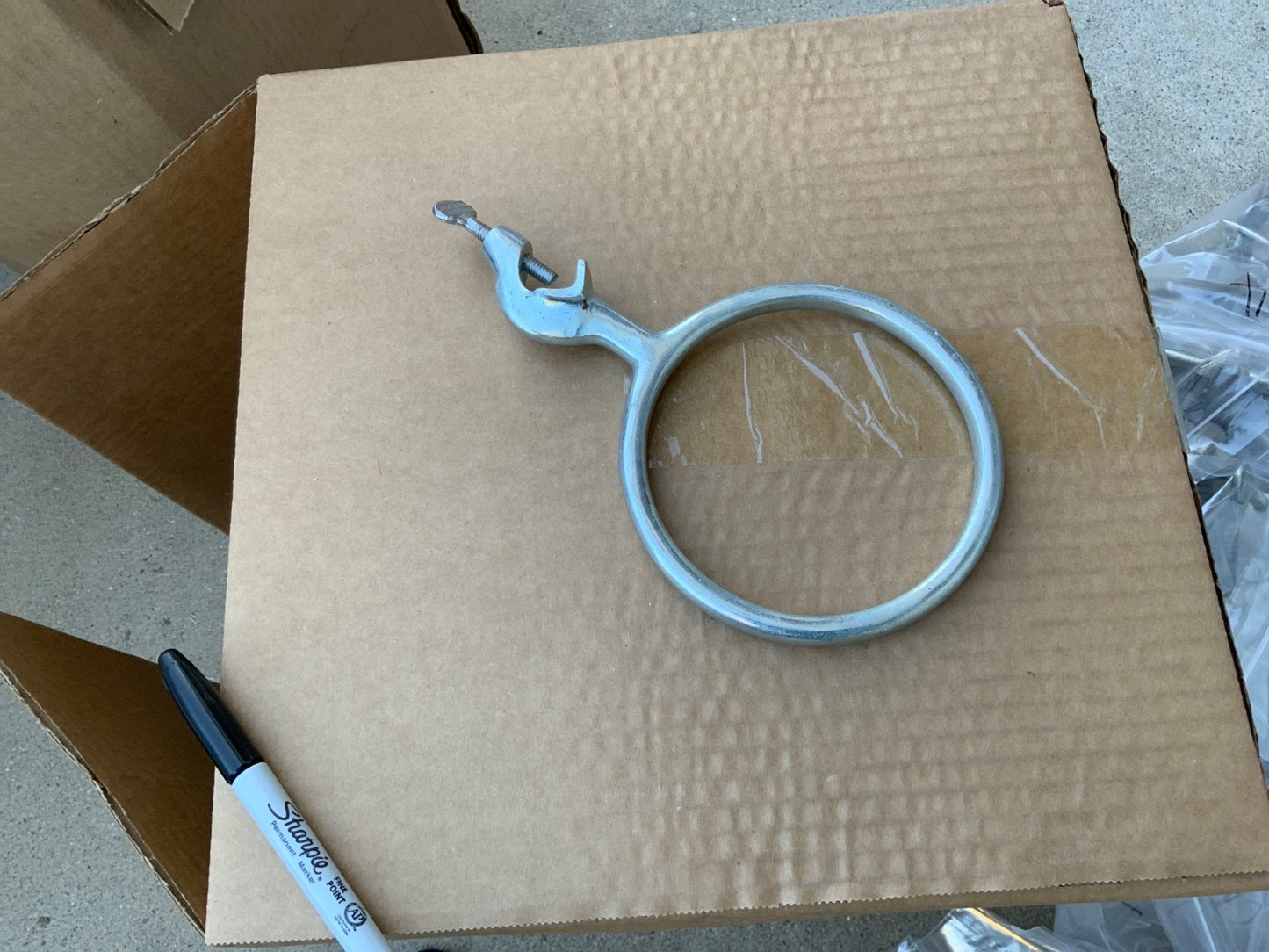 laboratory clamp or ring for column flask etc