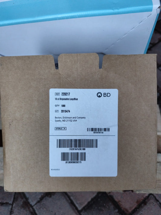 BD 10 ul disposable loop blue Open Box Of 800 pcs
