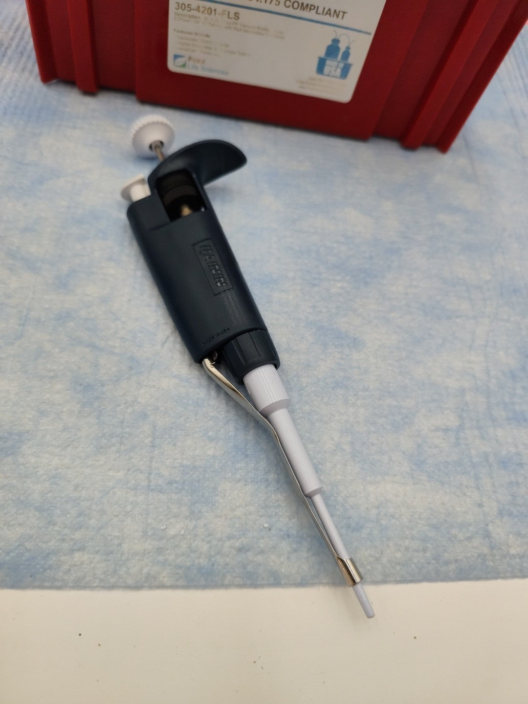 Rainin 0.2-2ul Single Channel Pipette Calibrated 2025