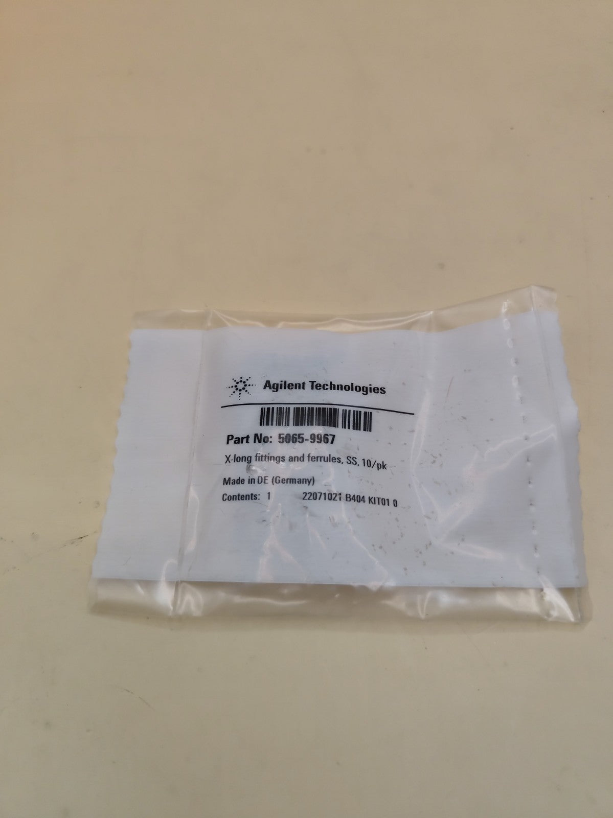 PCS NEW Agilent 5065-9967 Extra long stainless steel 10 PK