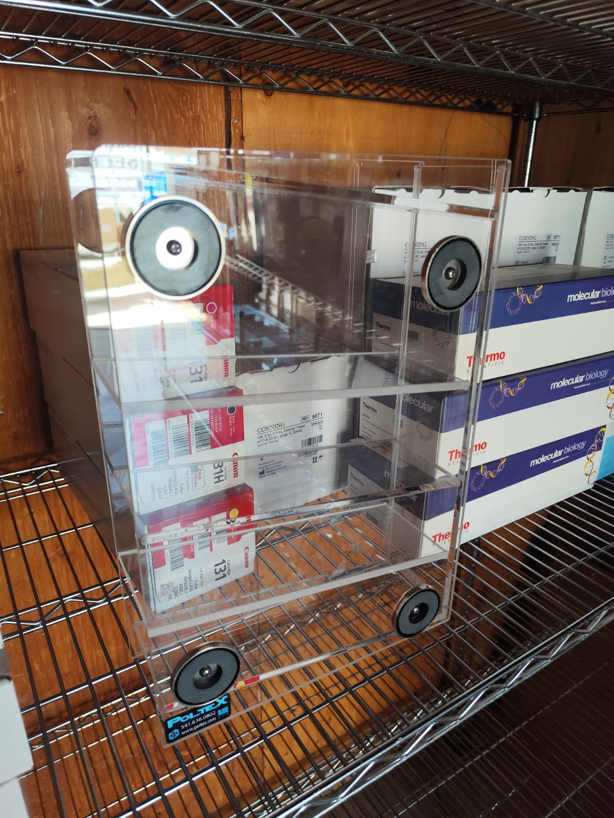 Serological Pipet Rack Clear Acrylic Magnetic Or Tabletop 