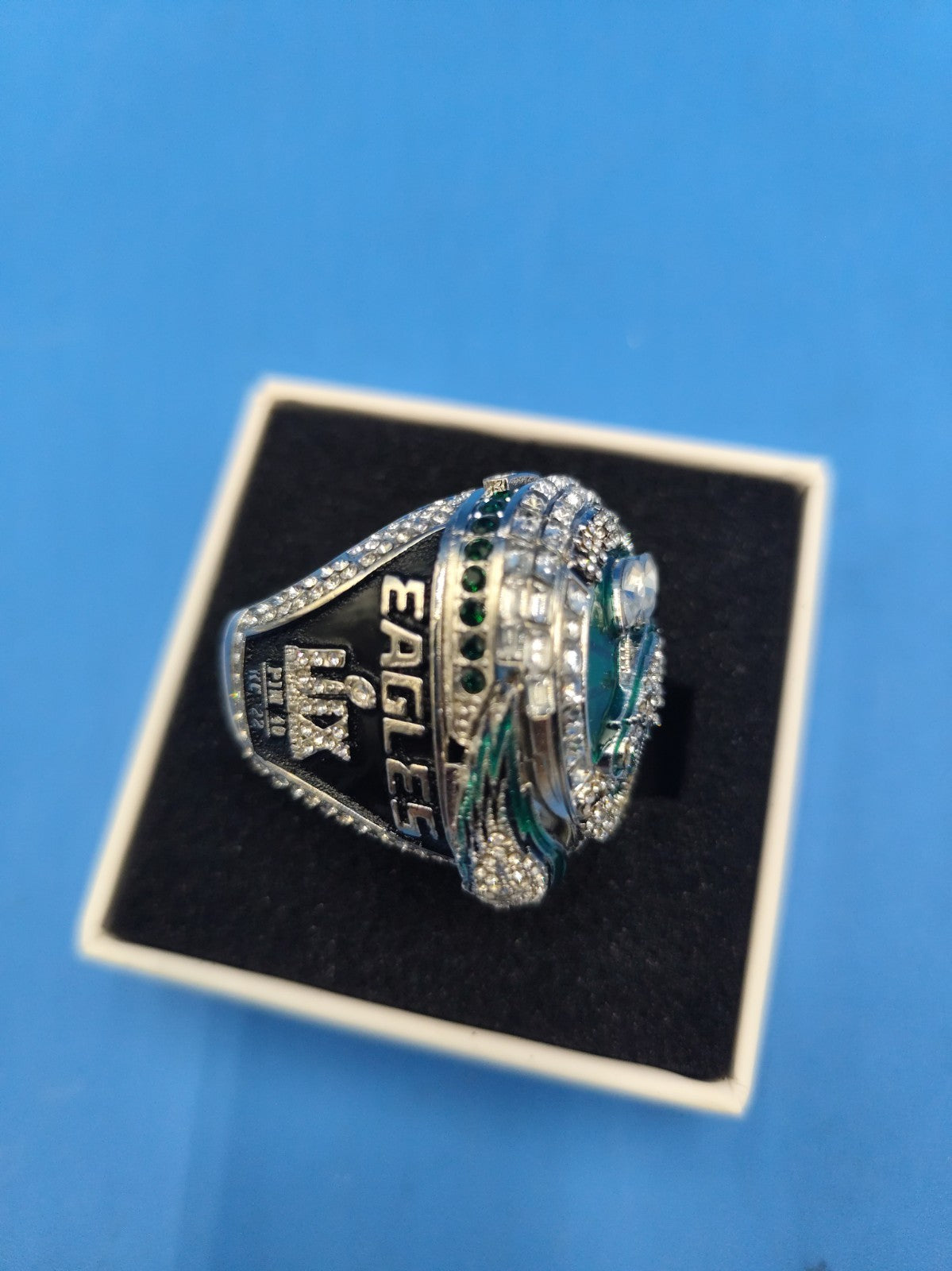 Hurts Eagles Fan Collectors Ring Superbowl Champions